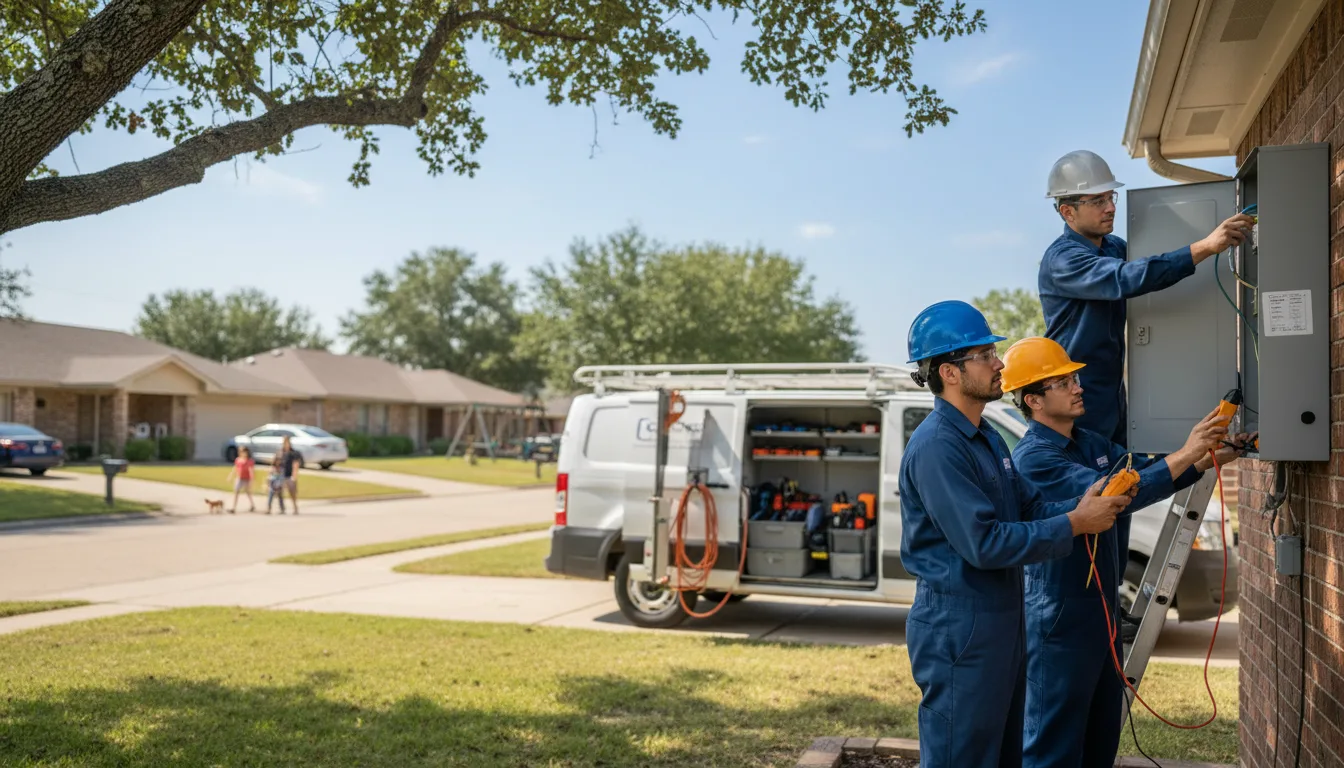 Certified electrician providing emergency electrical services in Dallas, PA